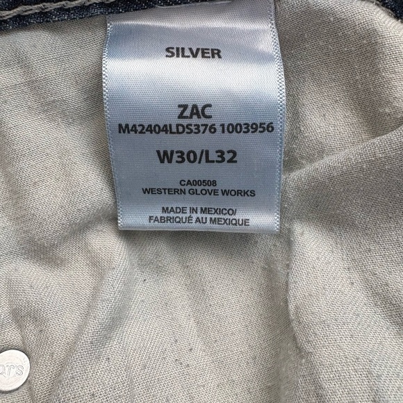 Silver ZAC SJC Medium Wash Jeans Men’s Size 30/32 - Picture 9 of 9